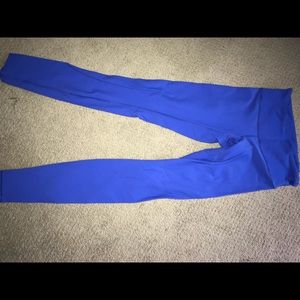 Blue leggings